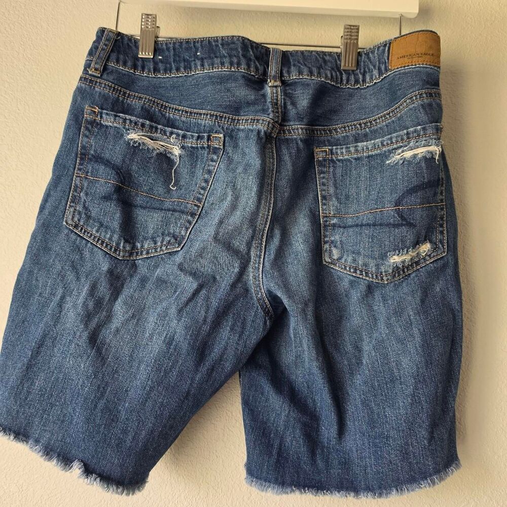 American-eagle Women's Blue and Navy Shorts - Picture 4 of 4